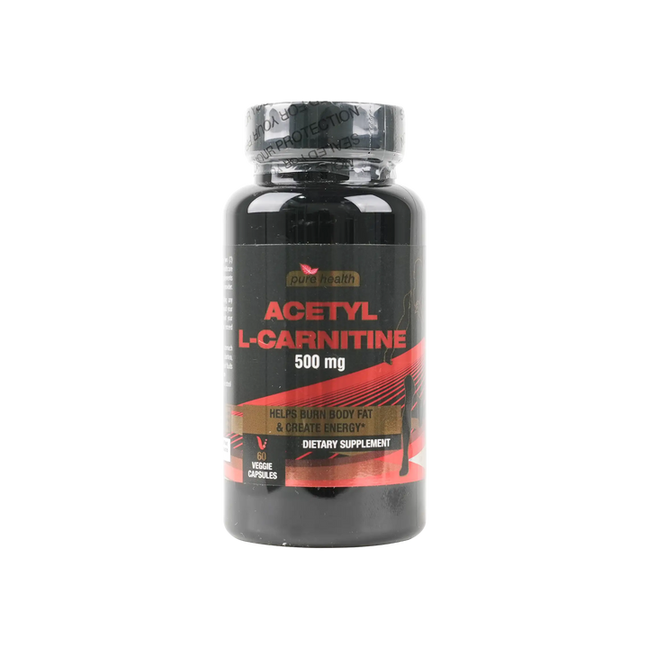 25604-Pure Health Acetyl L-Carnitine 500Mg 60 Veggie Cap
