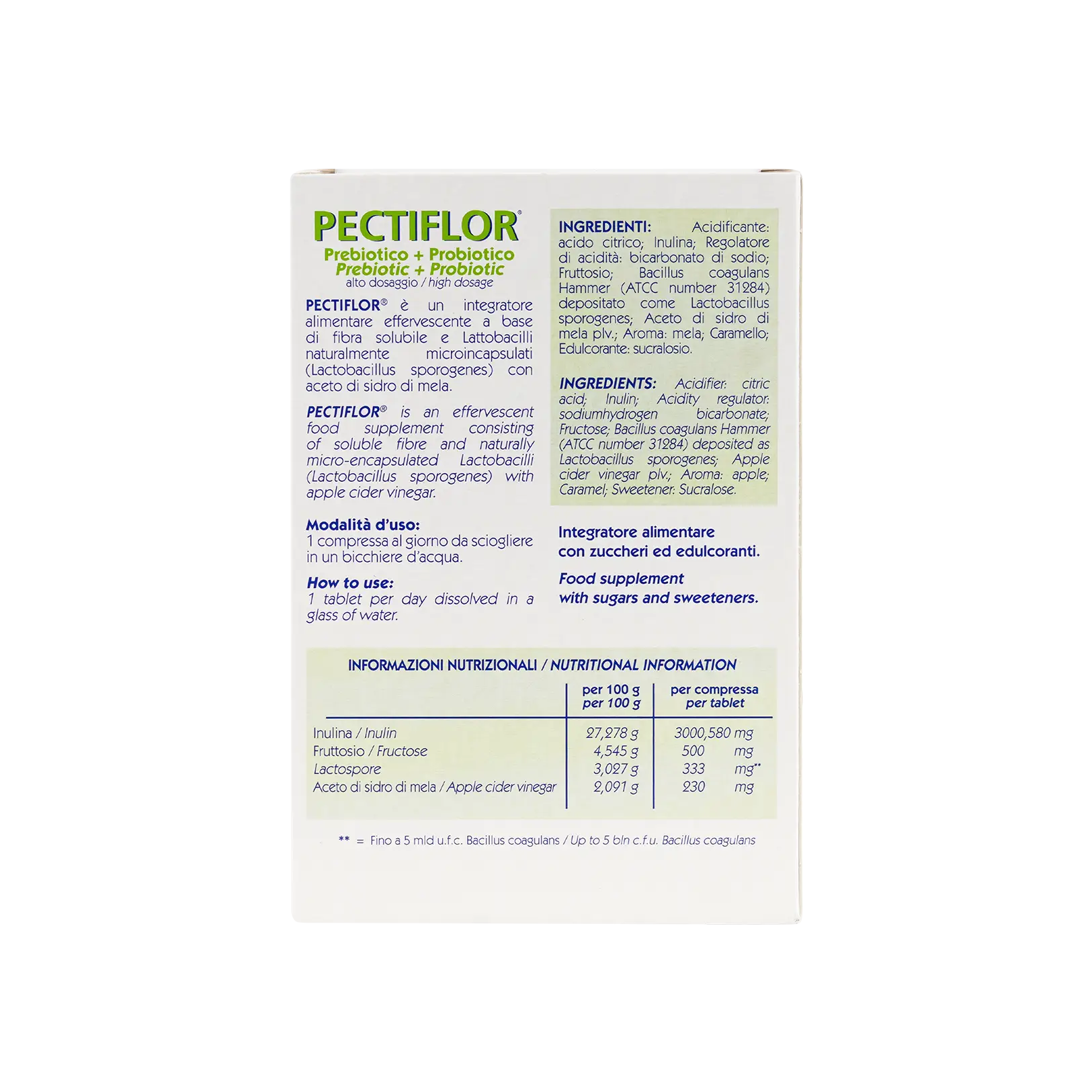 Pectiflor Effervescent 20 Tablets