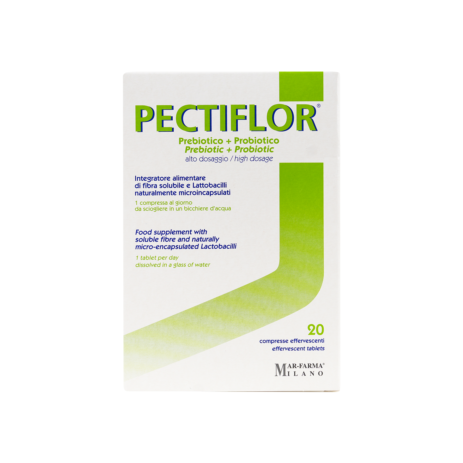 PECTIFLOR EFFERVESCENT 20 TABLETS