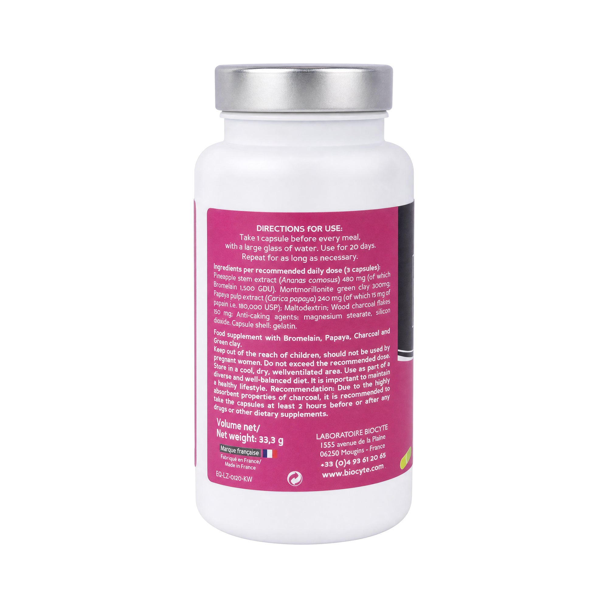 25641-Biocyte Lipozyme 60Capsules +1