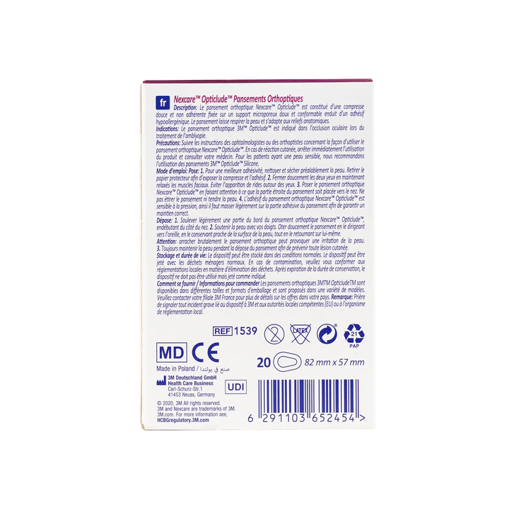 25653-Nexcare Opticlude Eye Patch Regular 20pcs-1539 +4