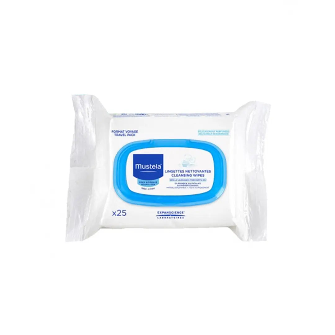 Mustela Facial Cleansing Cloths 25Wipes