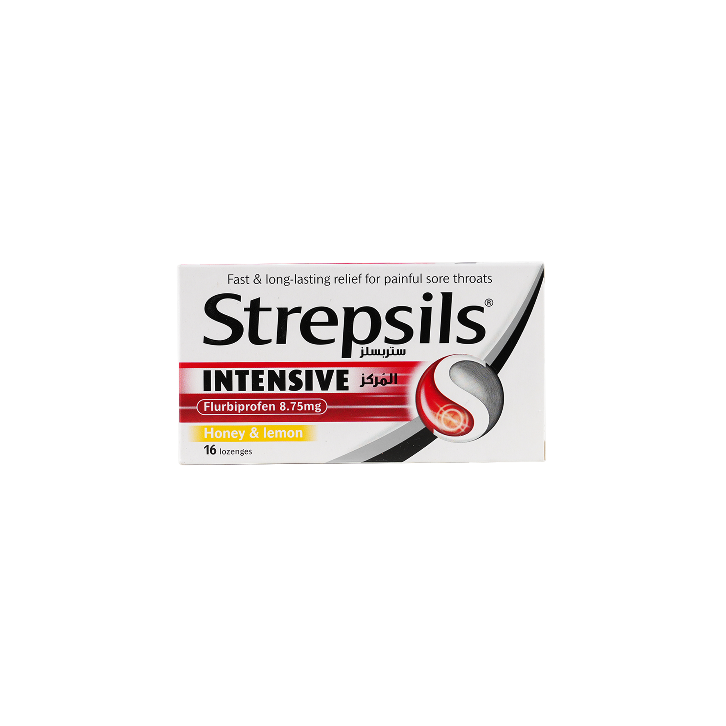 STREPSILS INTENSIVE HONEY & LEMON 16LOZ