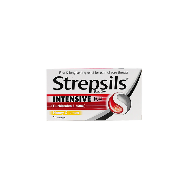 25715-Strepsils Intensive Honey &amp; Lemon 16Loz