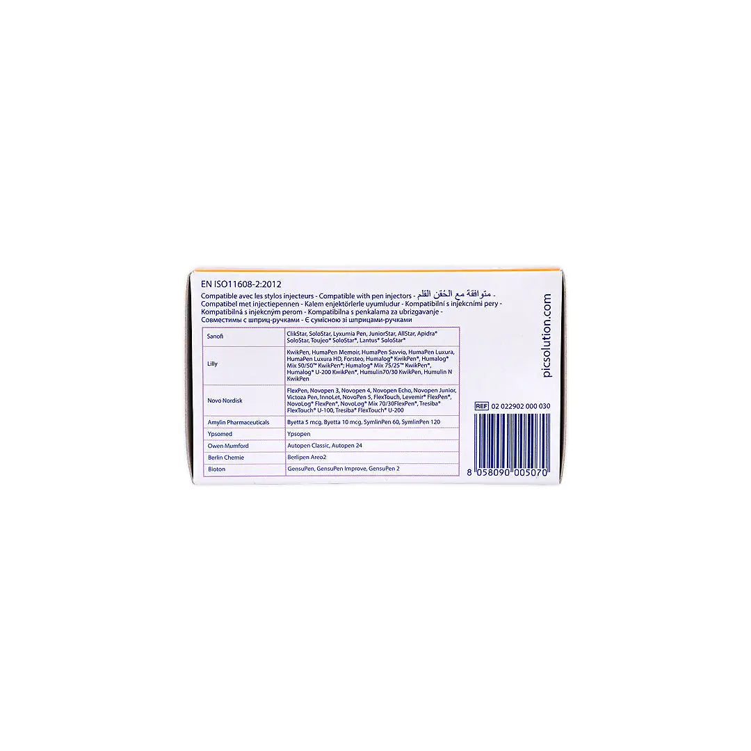Pic Insupen Pen Needles 5mmx31G 100pcs