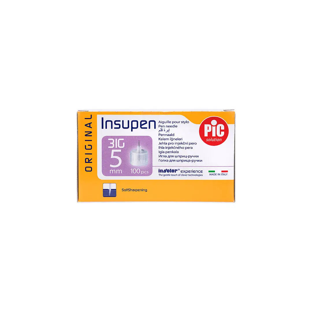 Pic Insupen Pen Needles 5mmx31G 100pcs