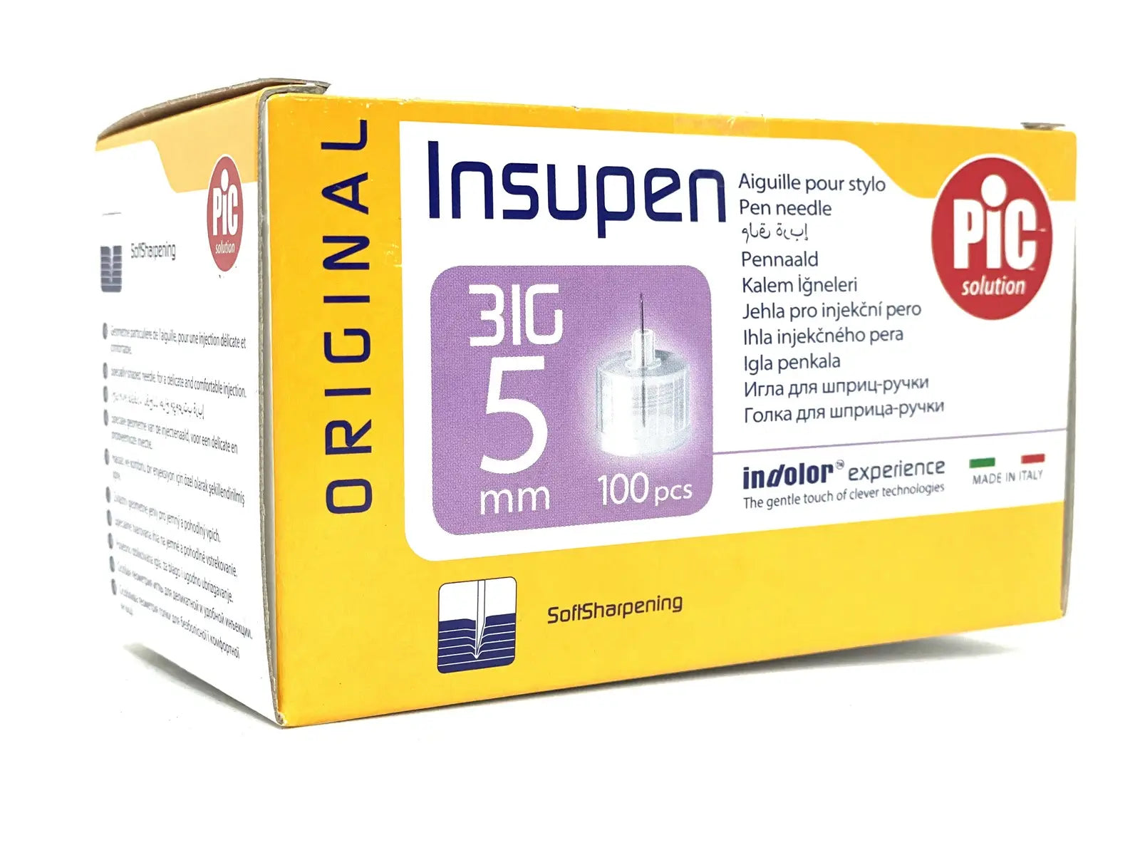 Pic Insupen Pen Needles 5mmx31G 100pcs