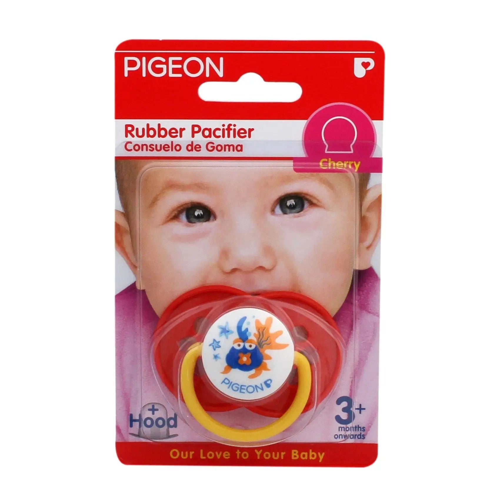 Pigeon Rubber Pacifier Cherry-N854