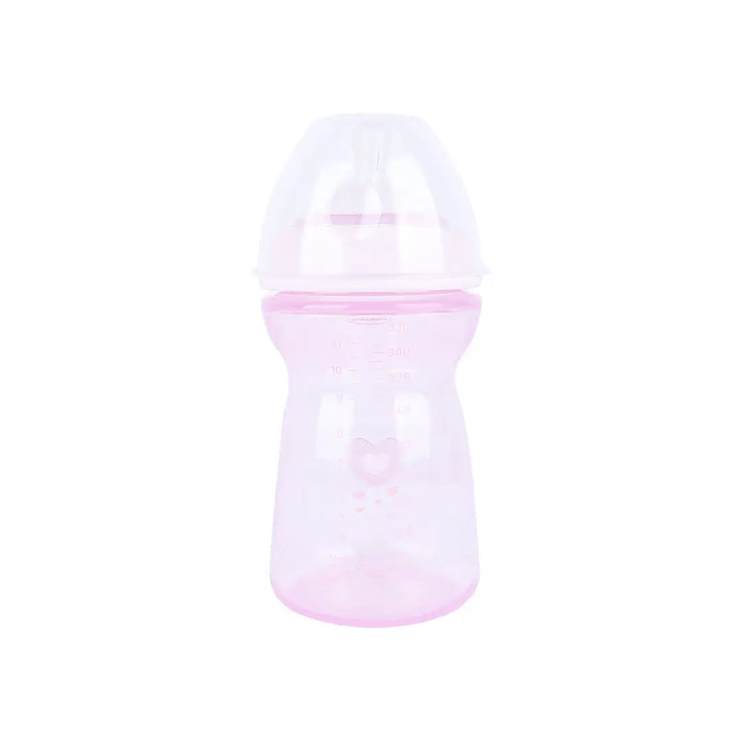 Chicco Natural Feeling Bottle Pink 330ml (6m+)