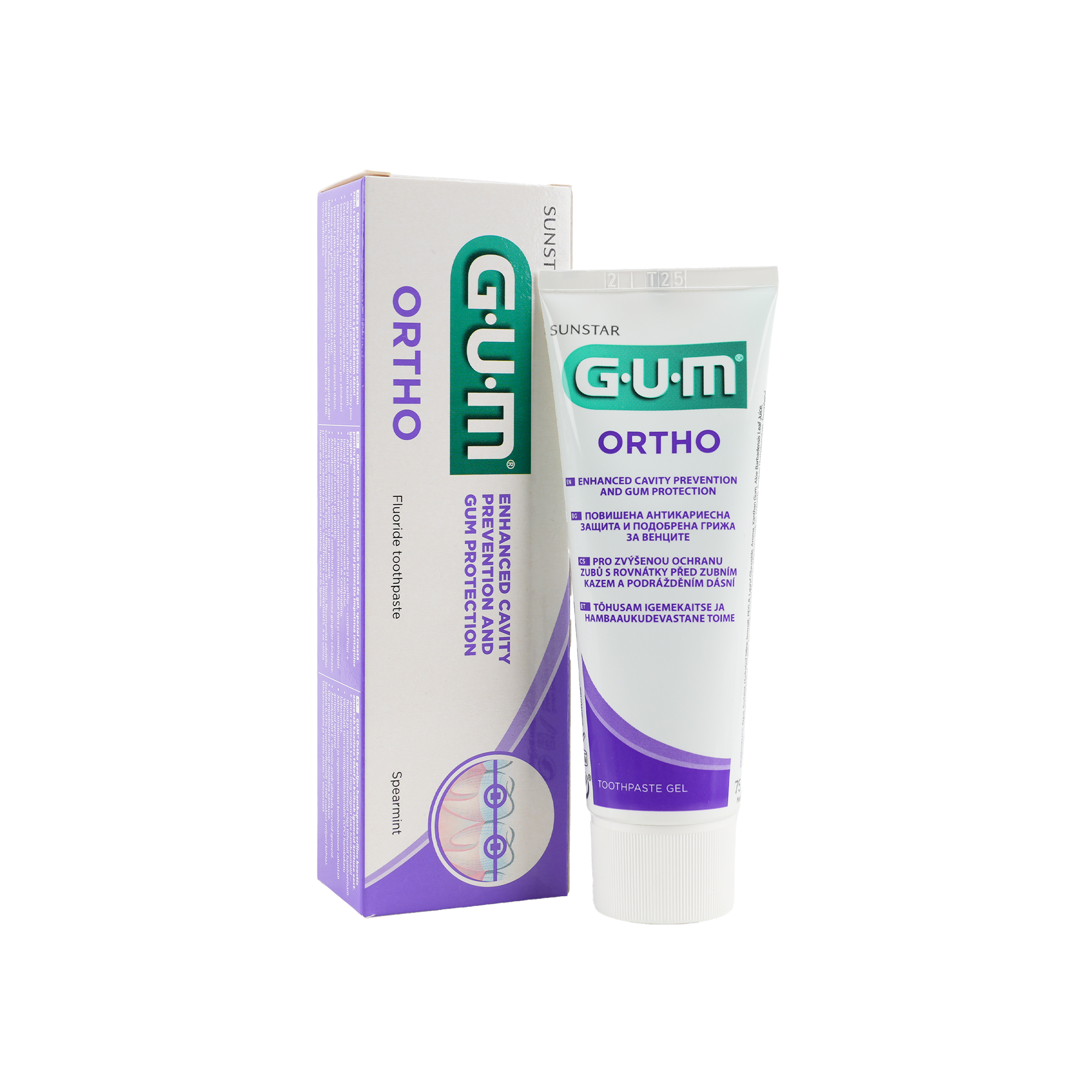 GUM Ortho Toothpaste 75ml-3080