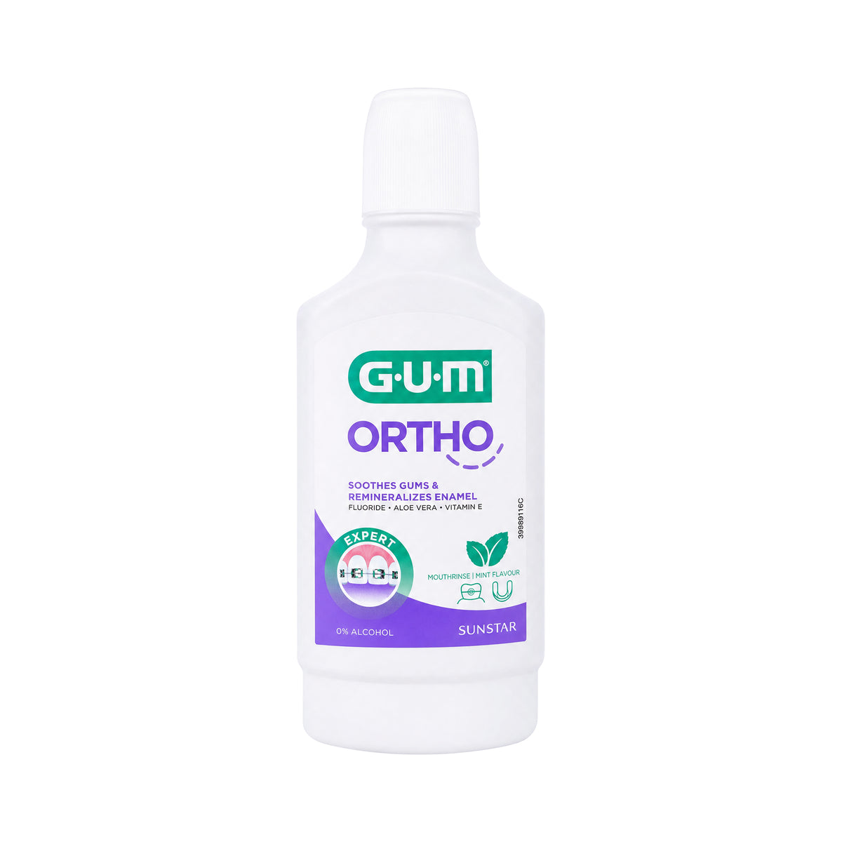 25778-GUM Ortho Mouthwash 300ml