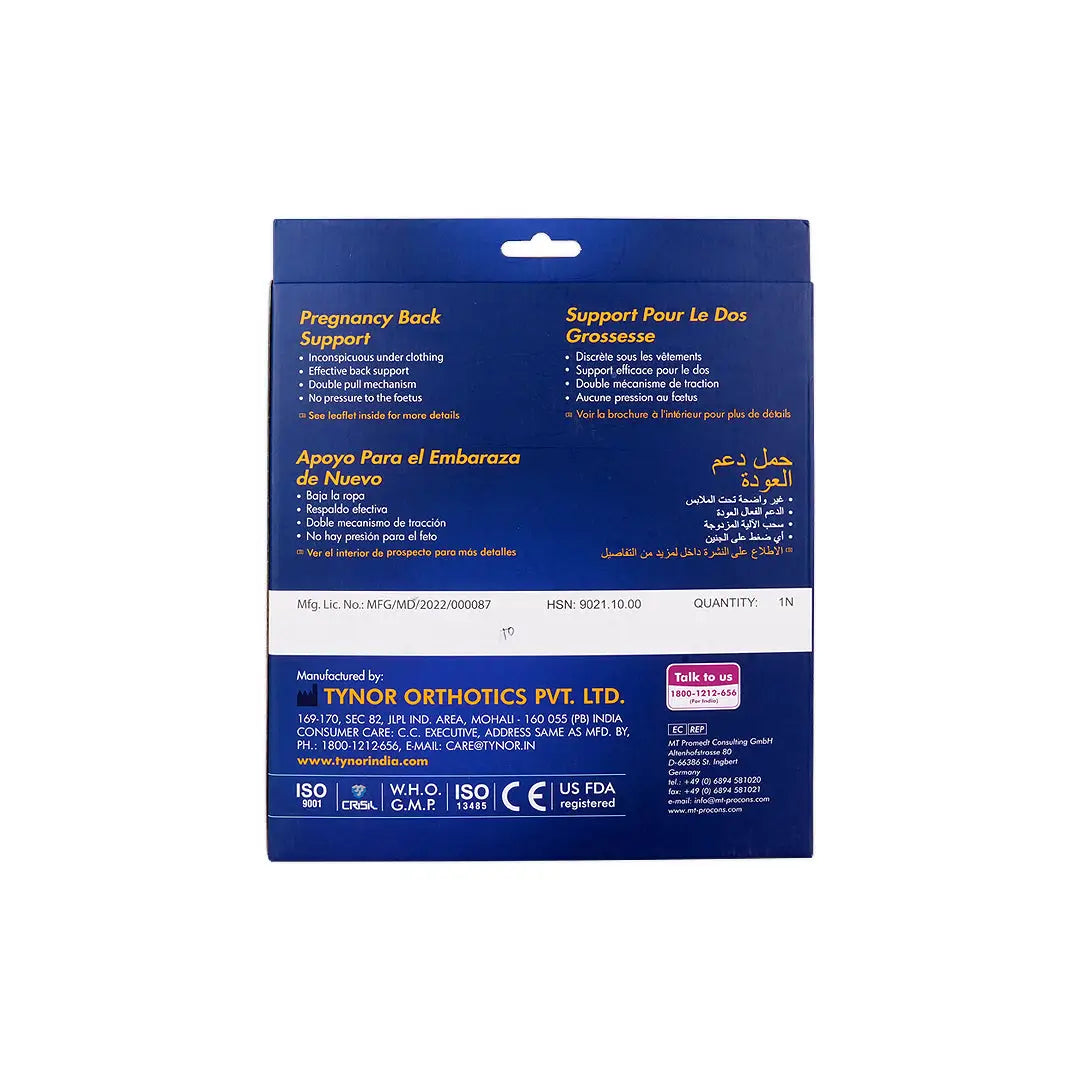 Tynor Pregnancy Back Support-A20 XL