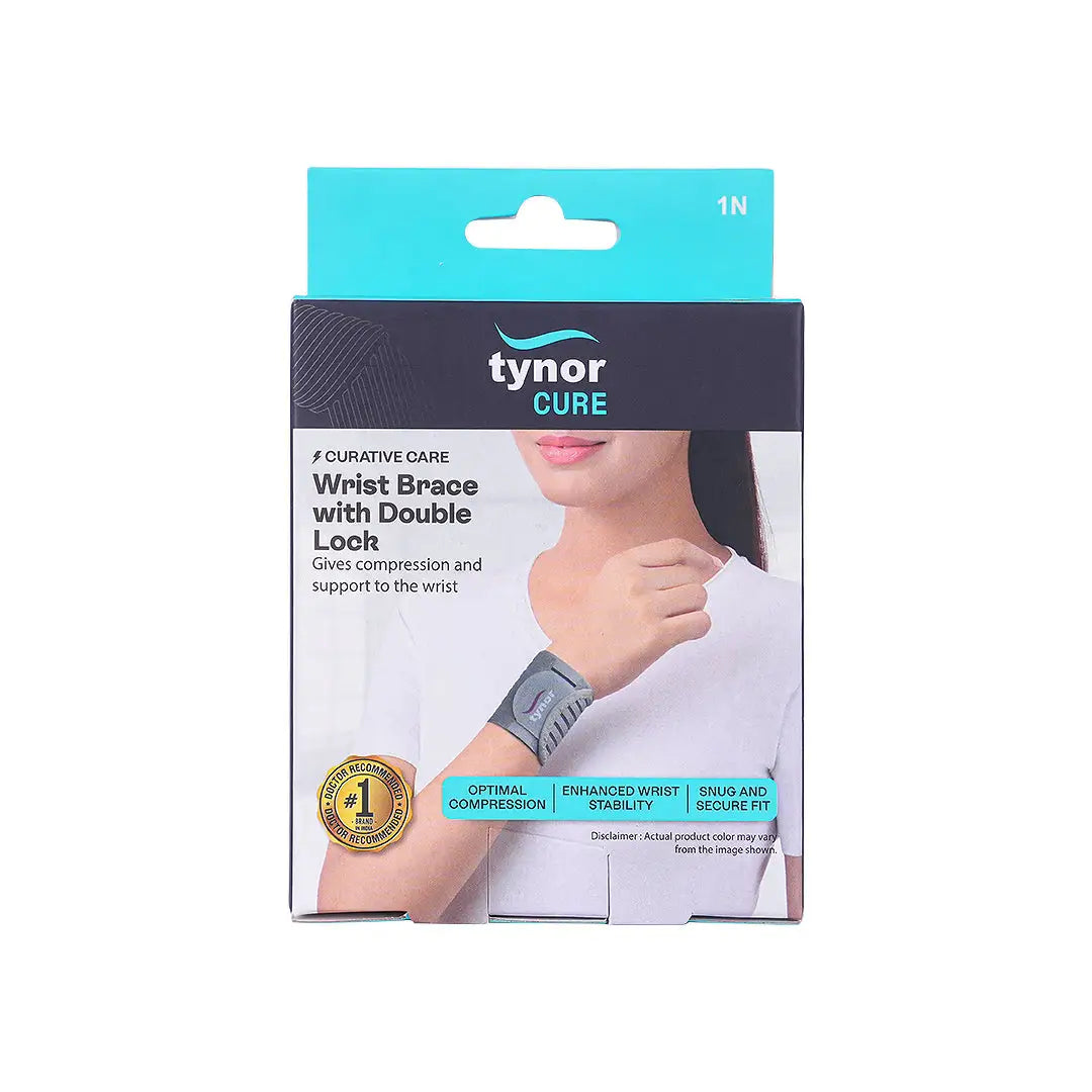 25862-Tynor Wrist Brace with Double Lock-E05 S