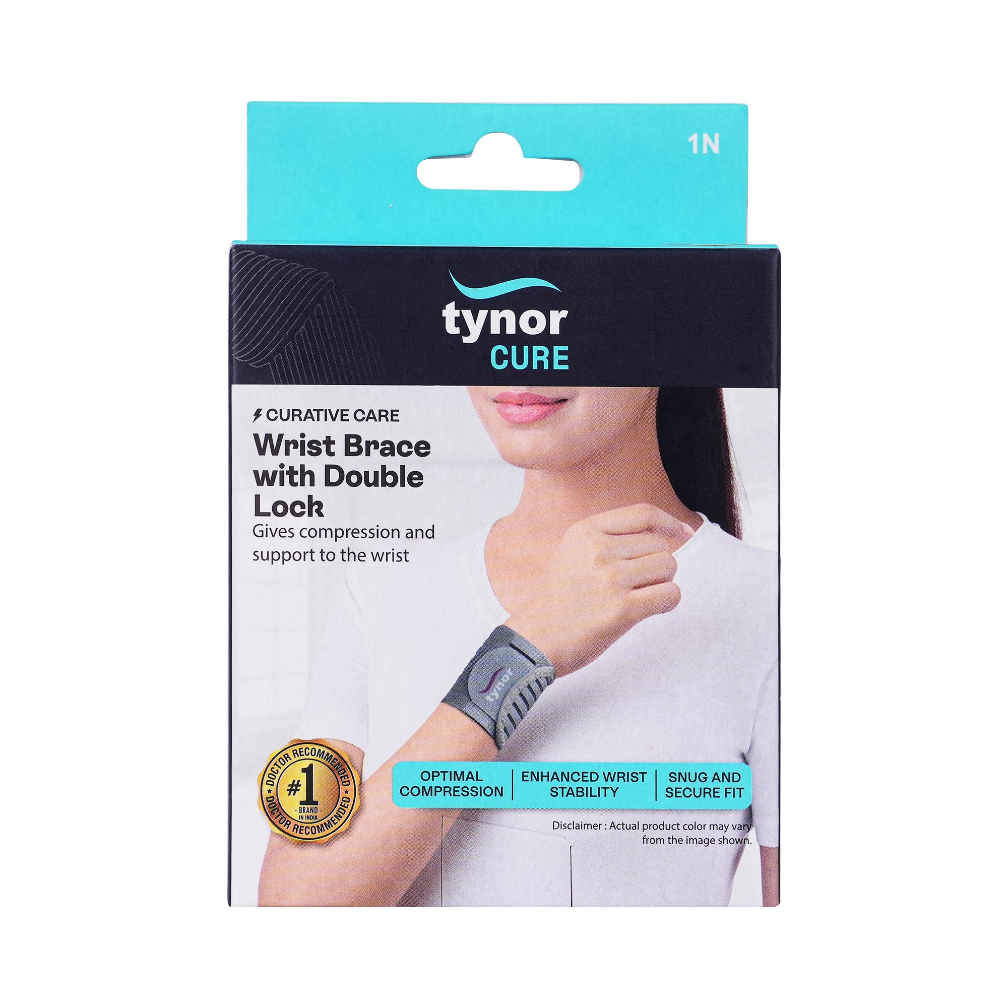 25862-Tynor Wrist Brace with Double Lock-E05 S