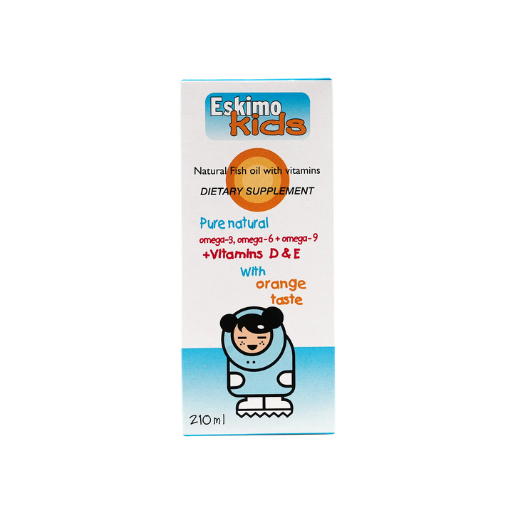 25907-Eskimo Kids Syrup Orange Taste 210 ml