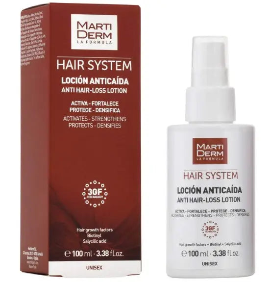 25918-Martiderm Hair System Anticada 3gf Lotion 100ml