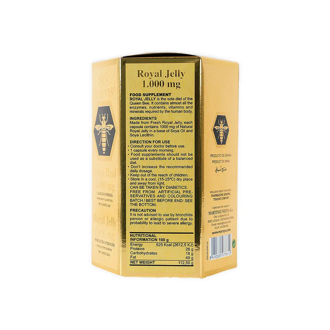 25950-Marnys Royal Jelly 1000Mg 90Cap +1