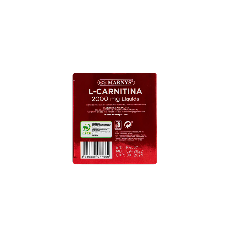 25951-Marnys L-Carnitine 2000Mg 20 Vials +4