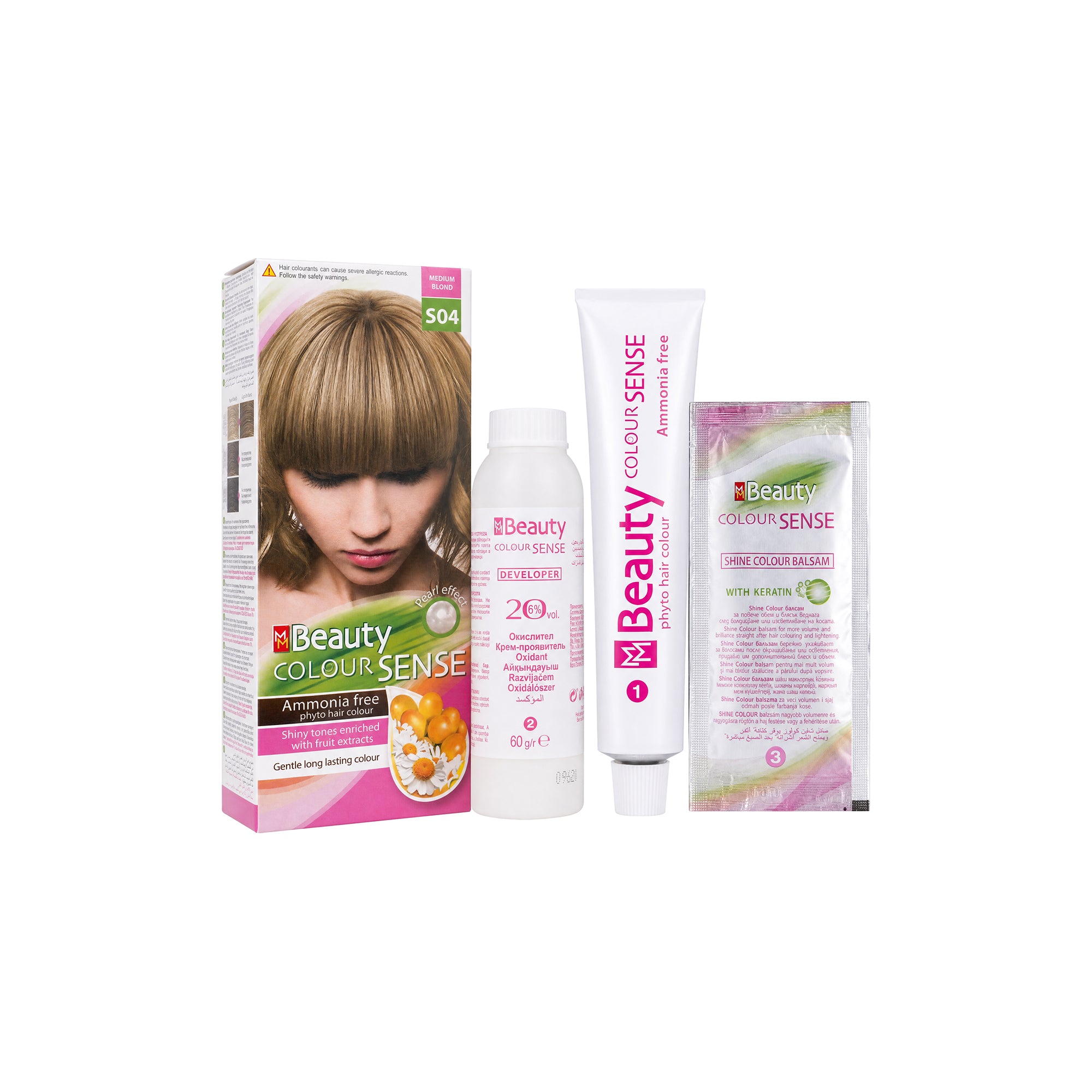 25984-Hair Color MM Beauty Color Sense 04 +4