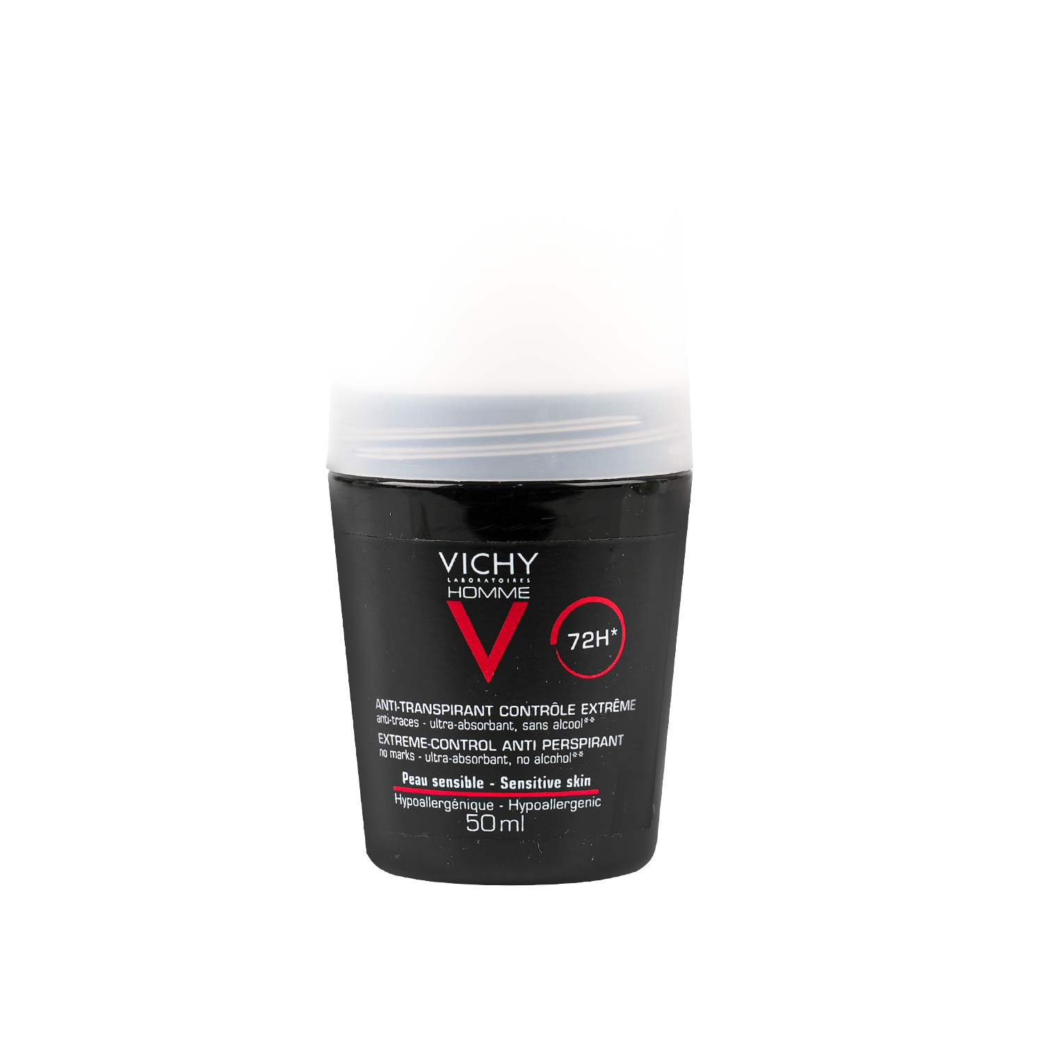 Vichy Homme Deodorant Roll Control Extreme 72h 50ml