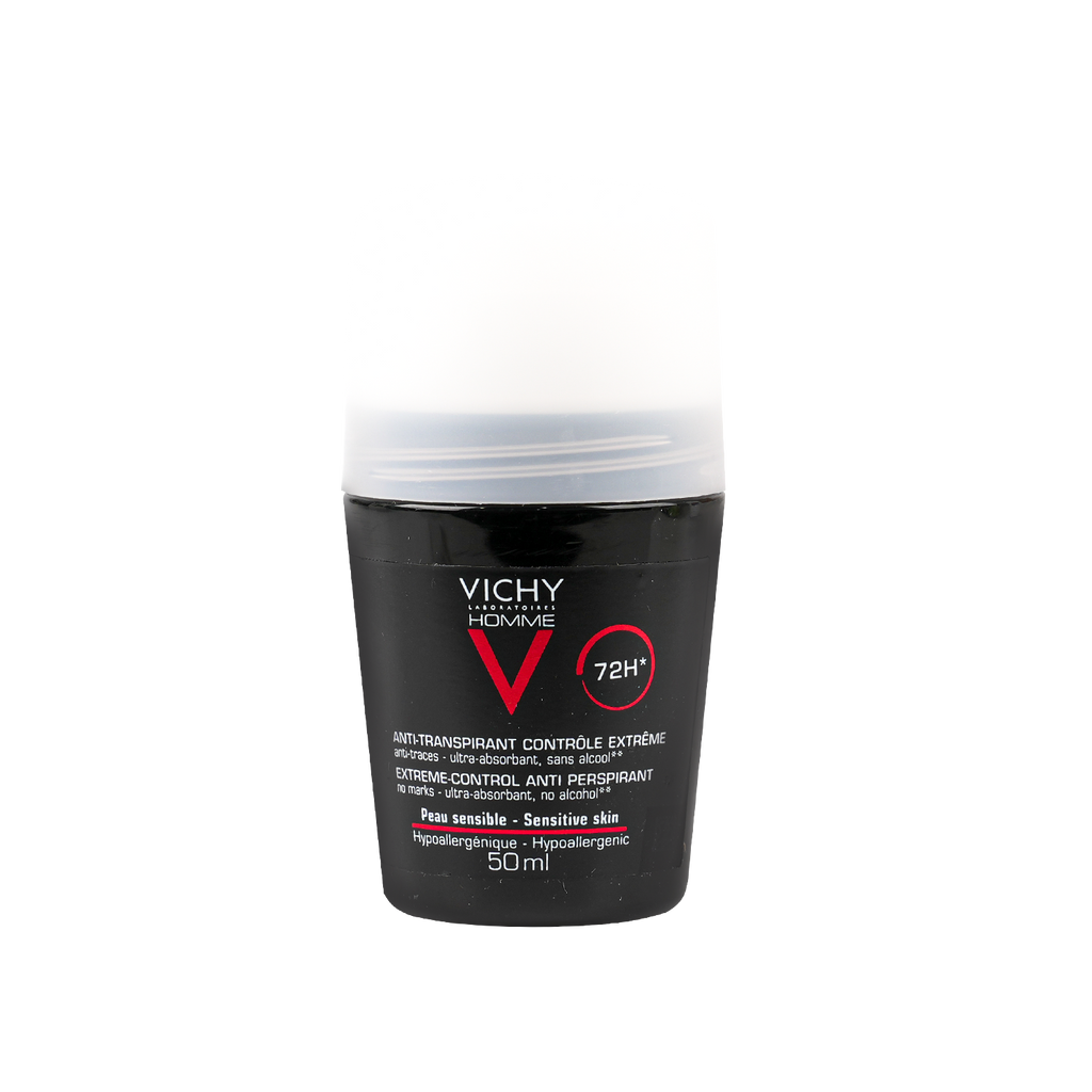 Vichy Homme Deodorant Roll Control Extreme 72h 50ml