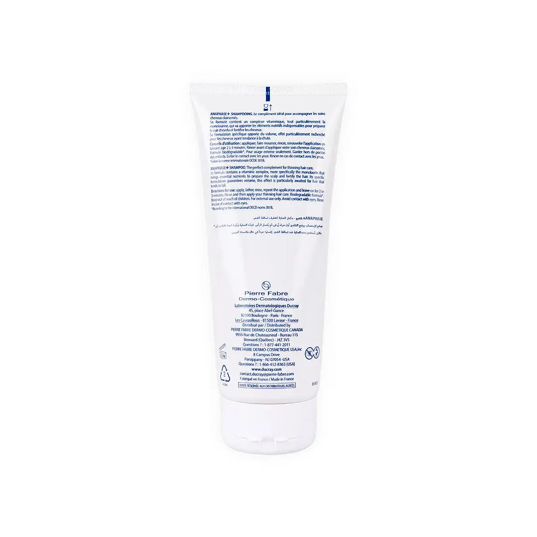 DUCRAY ANAPHASE PLUS SHAMPOO 200ML