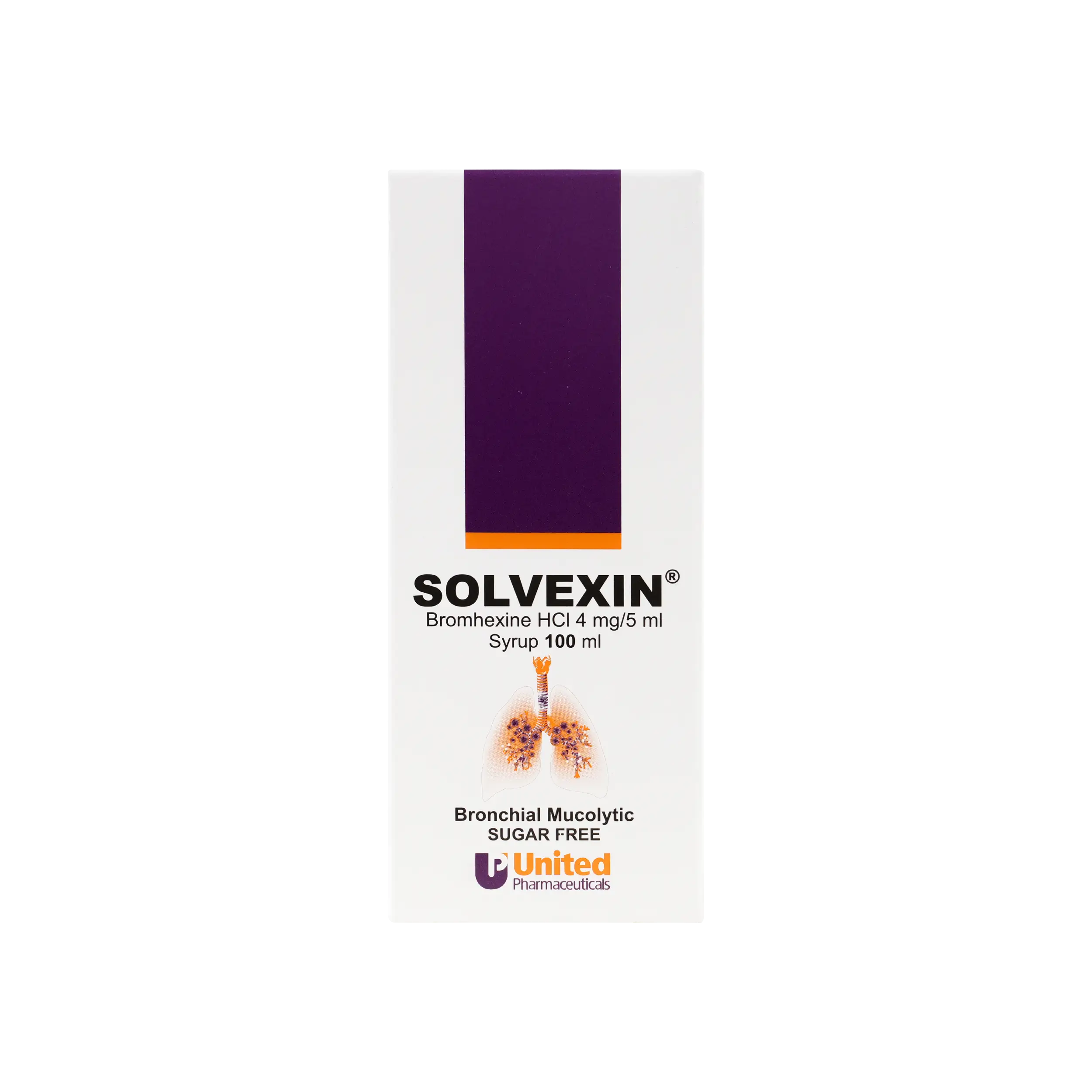 Solvexin Syrup 4Mg/5Ml 100Ml