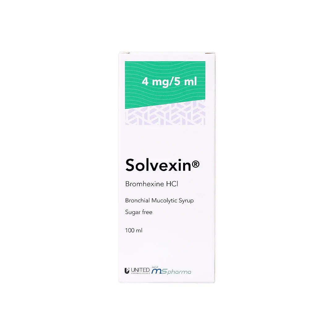 Solvexin Syrup 4Mg/5Ml 100Ml +1