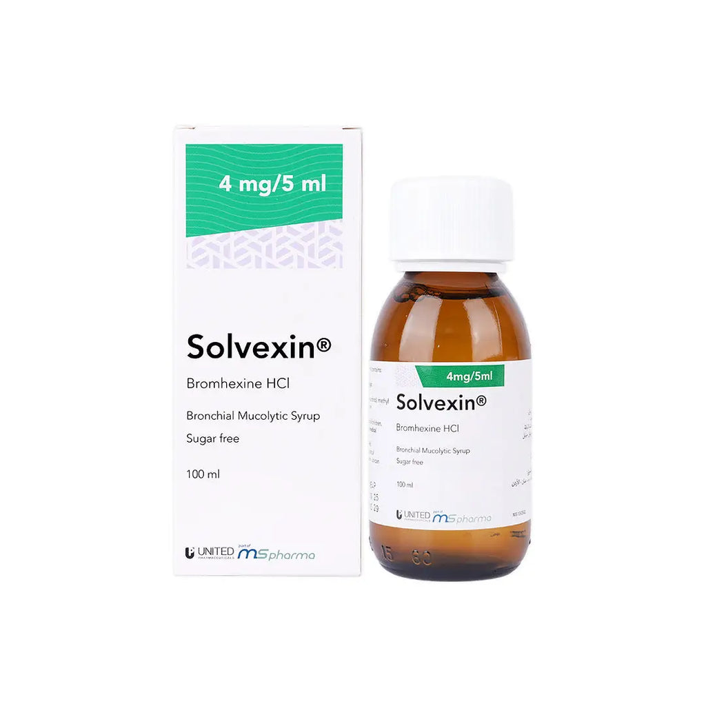 Solvexin Syrup 4Mg/5Ml 100Ml