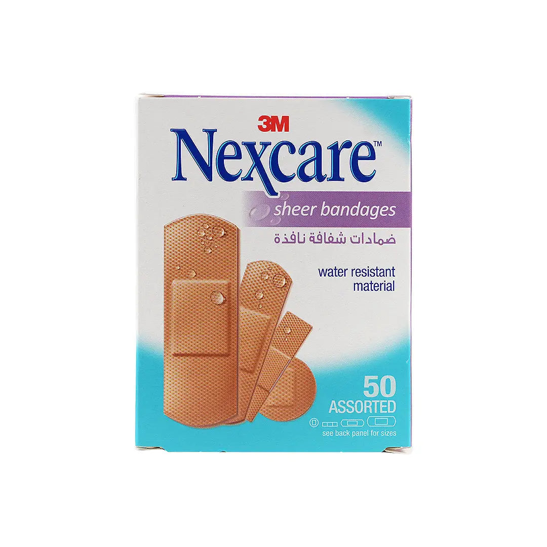 Nexcare Sheer 72x25mm Bandages 50pcs-658