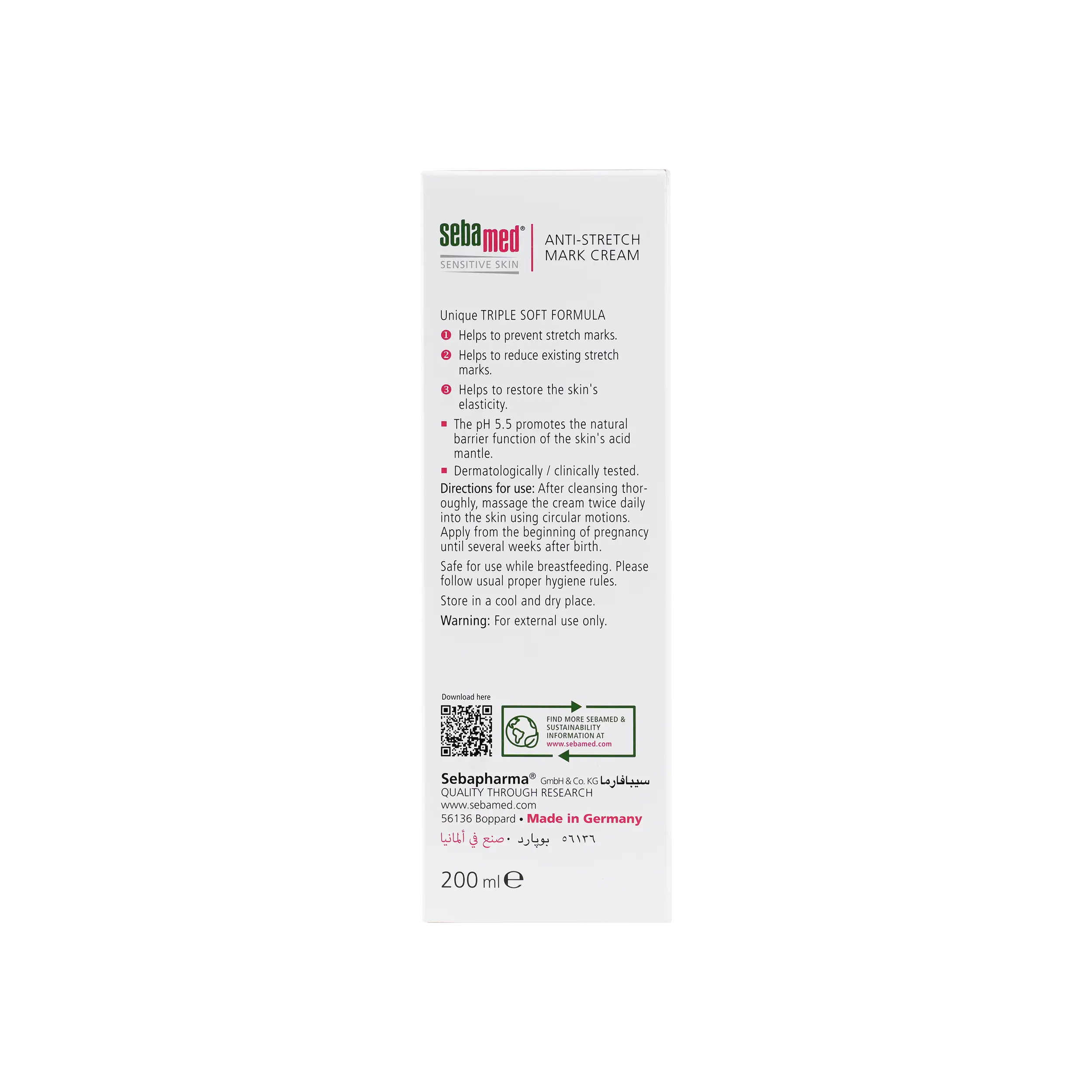 Sebamed Anti-Stretch Mark Cr 200ml