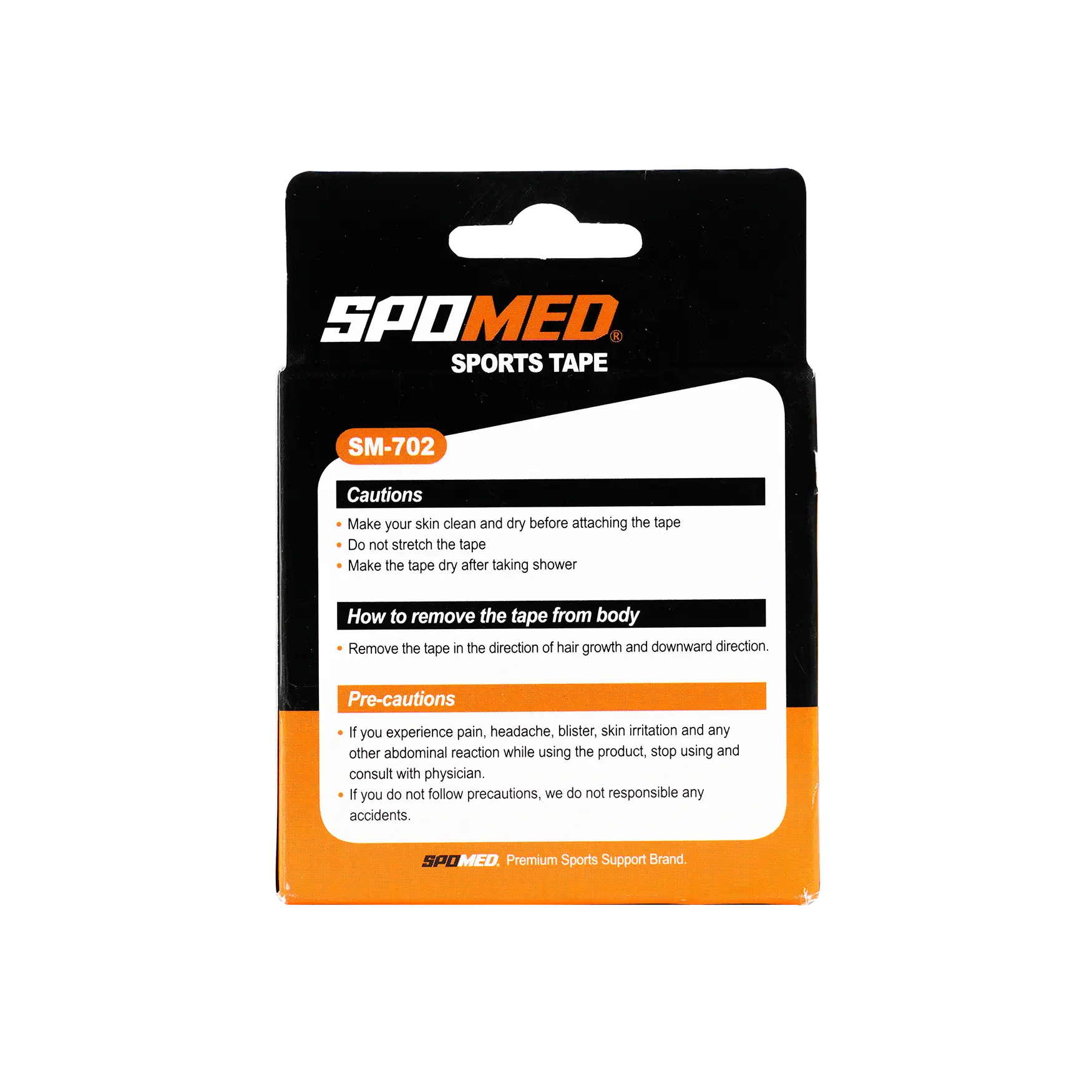 SPOMED SPORTES TAPE 5X5 (SM-702)-YELLOW
