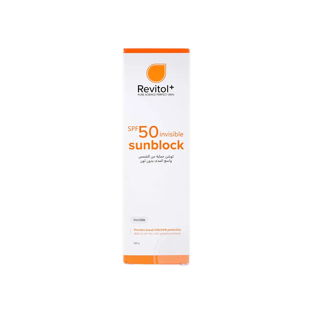 Revitol Sunblock Spf50 Invisible Lotion 120gm