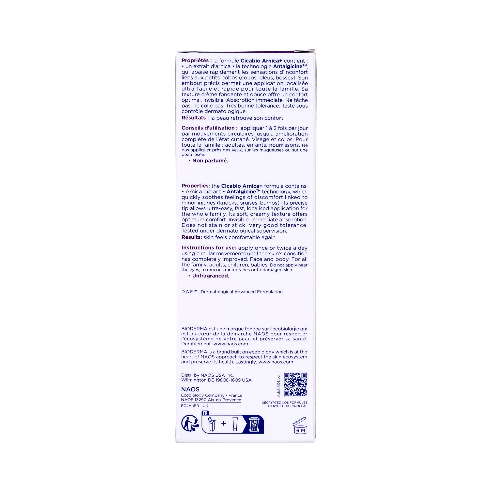 26384-Bioderma Cicabio Arnica+ Cr 40ml +3