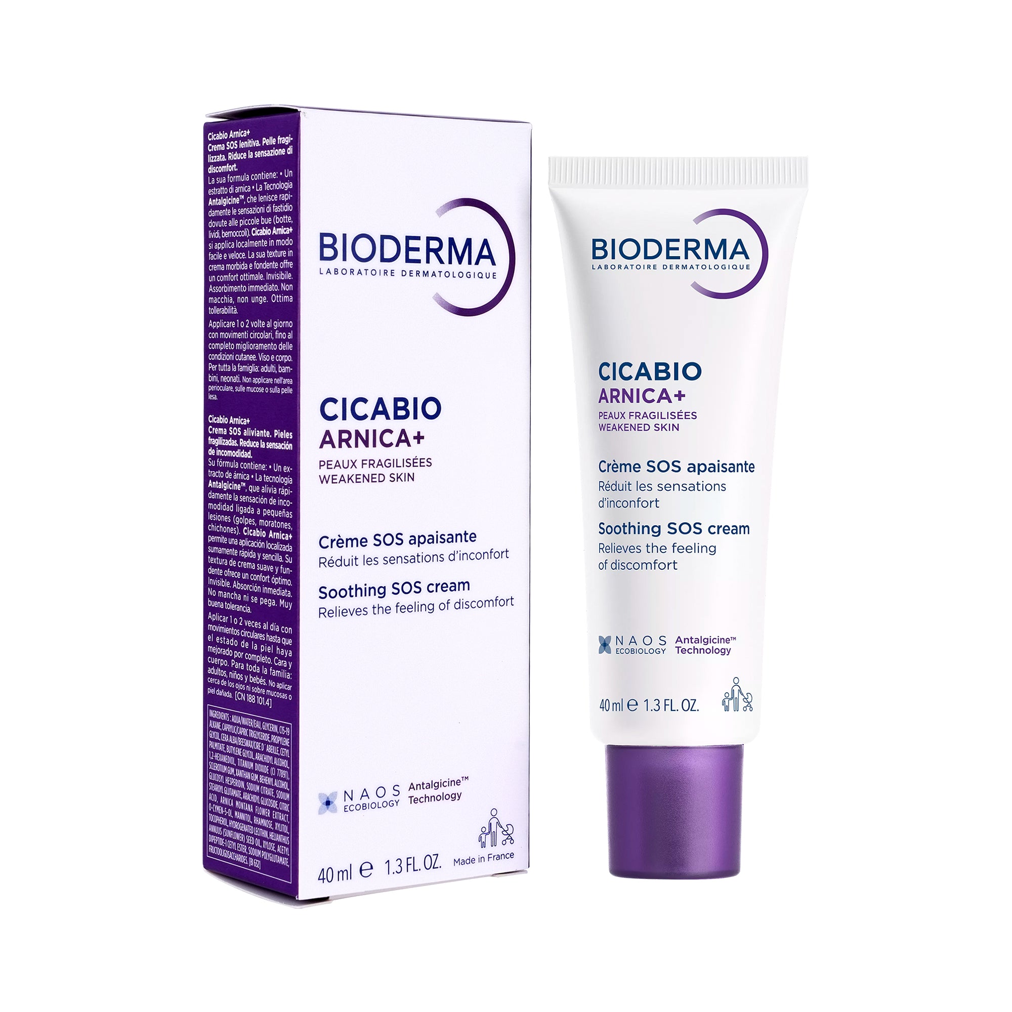 26384-Bioderma Cicabio Arnica+ Cr 40ml +2