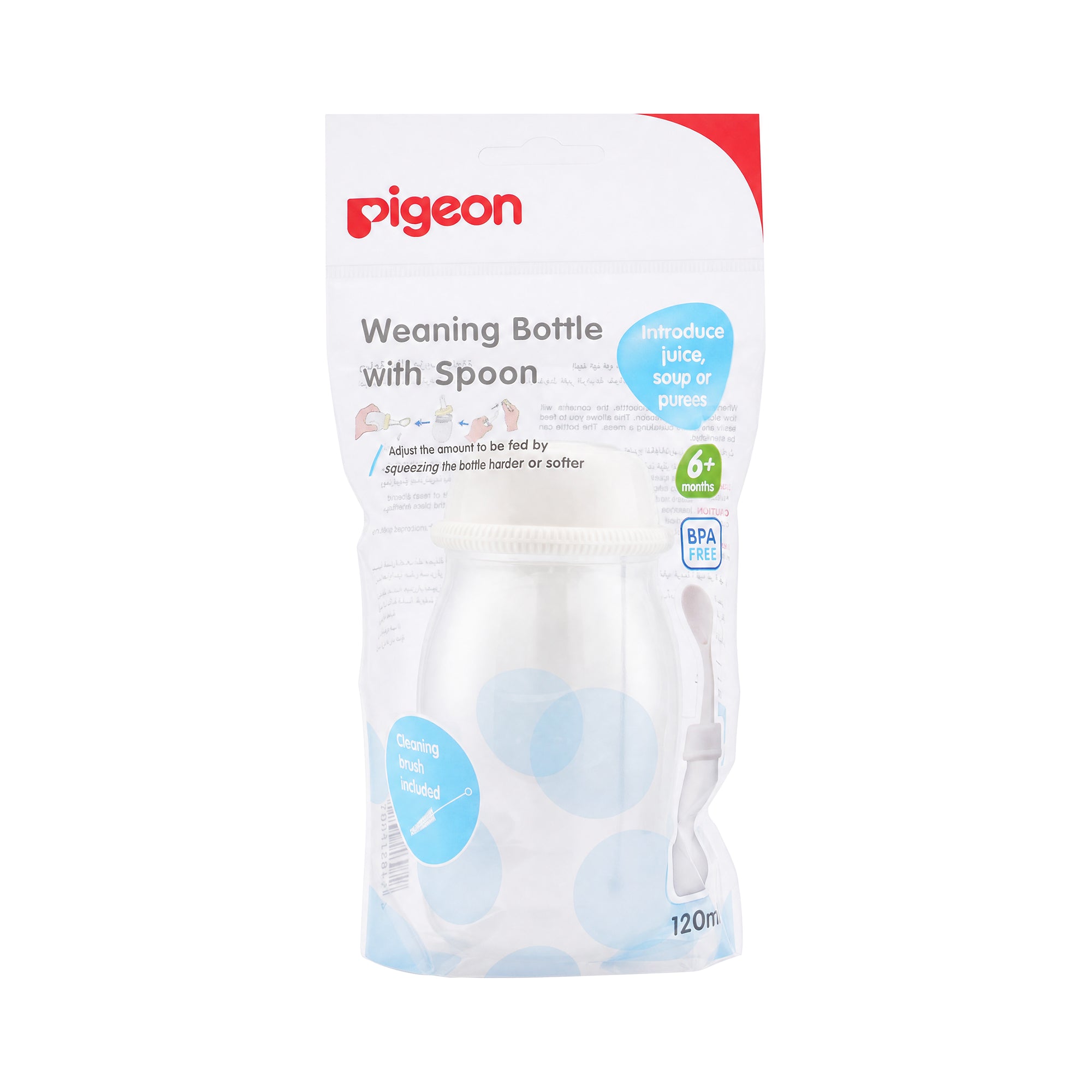 26390-Pigeon Weaning Bottle With Spoon