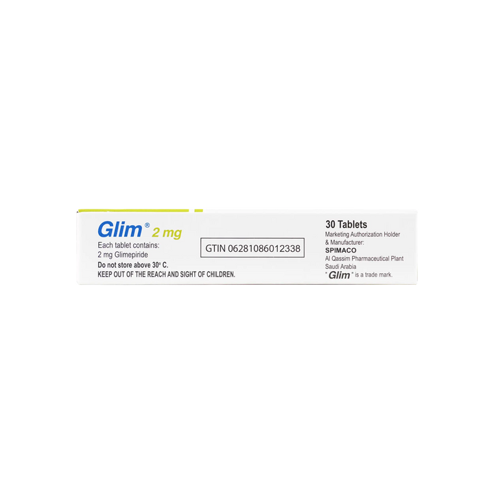 26405-Glim 2Mg 30 Tablets +1