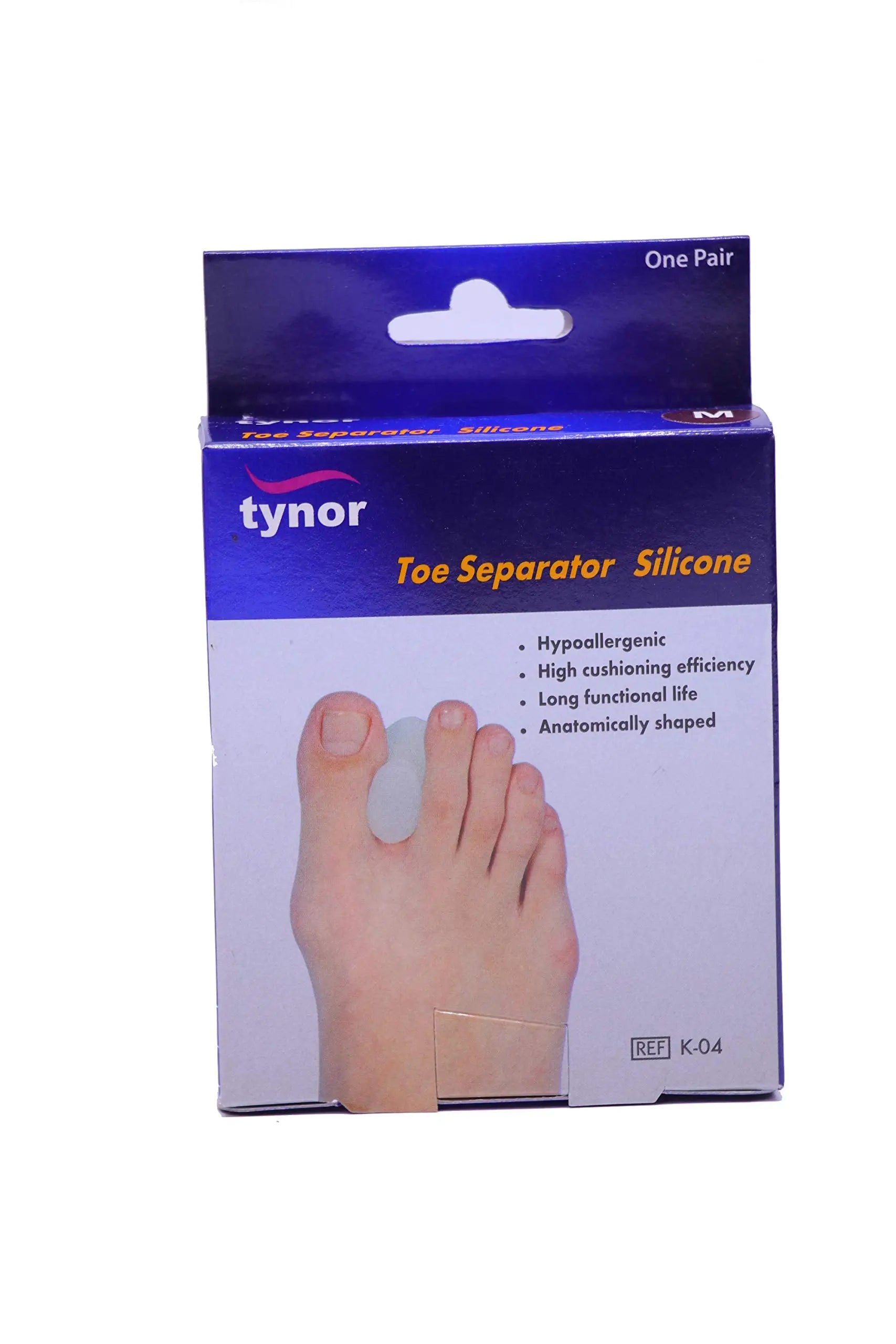 Tynor Toe Separator Silicone Pair-K04 S
