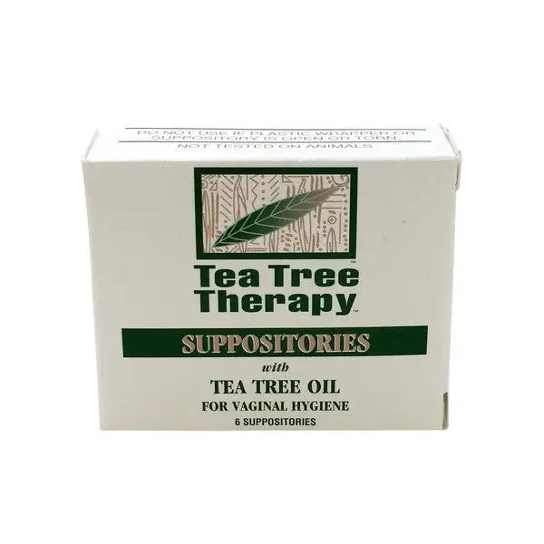 26550-Tea Tree Oil 6 Vaginal Suppositories