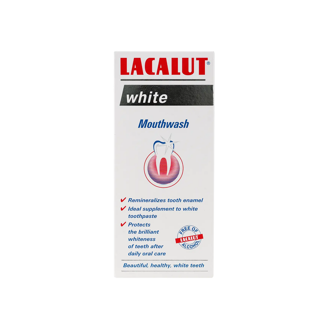 26648-Lacalut White Mouthwash 300ml +3