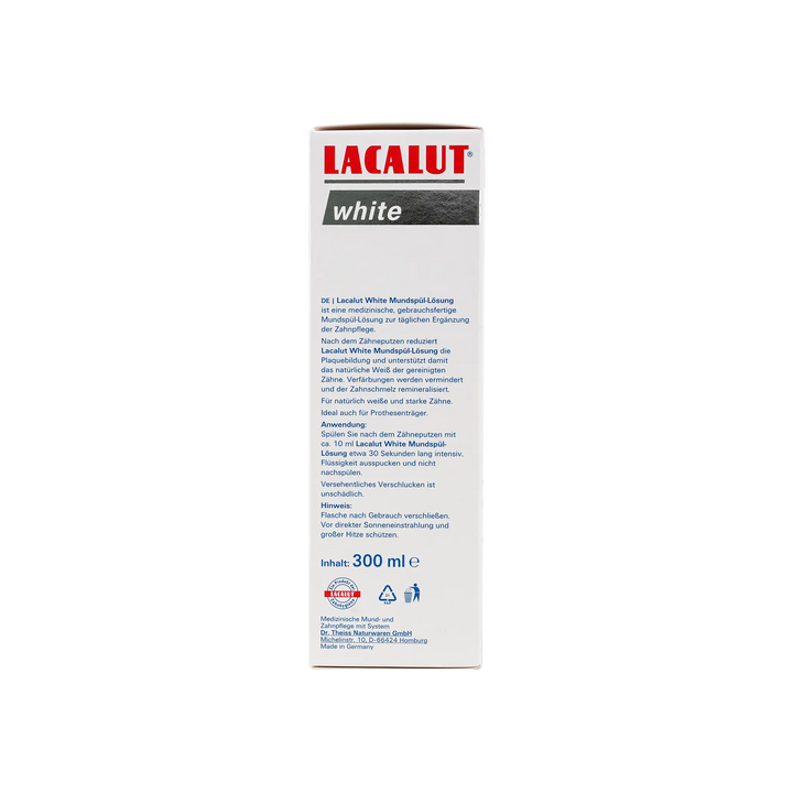 26648-Lacalut White Mouthwash 300ml +2