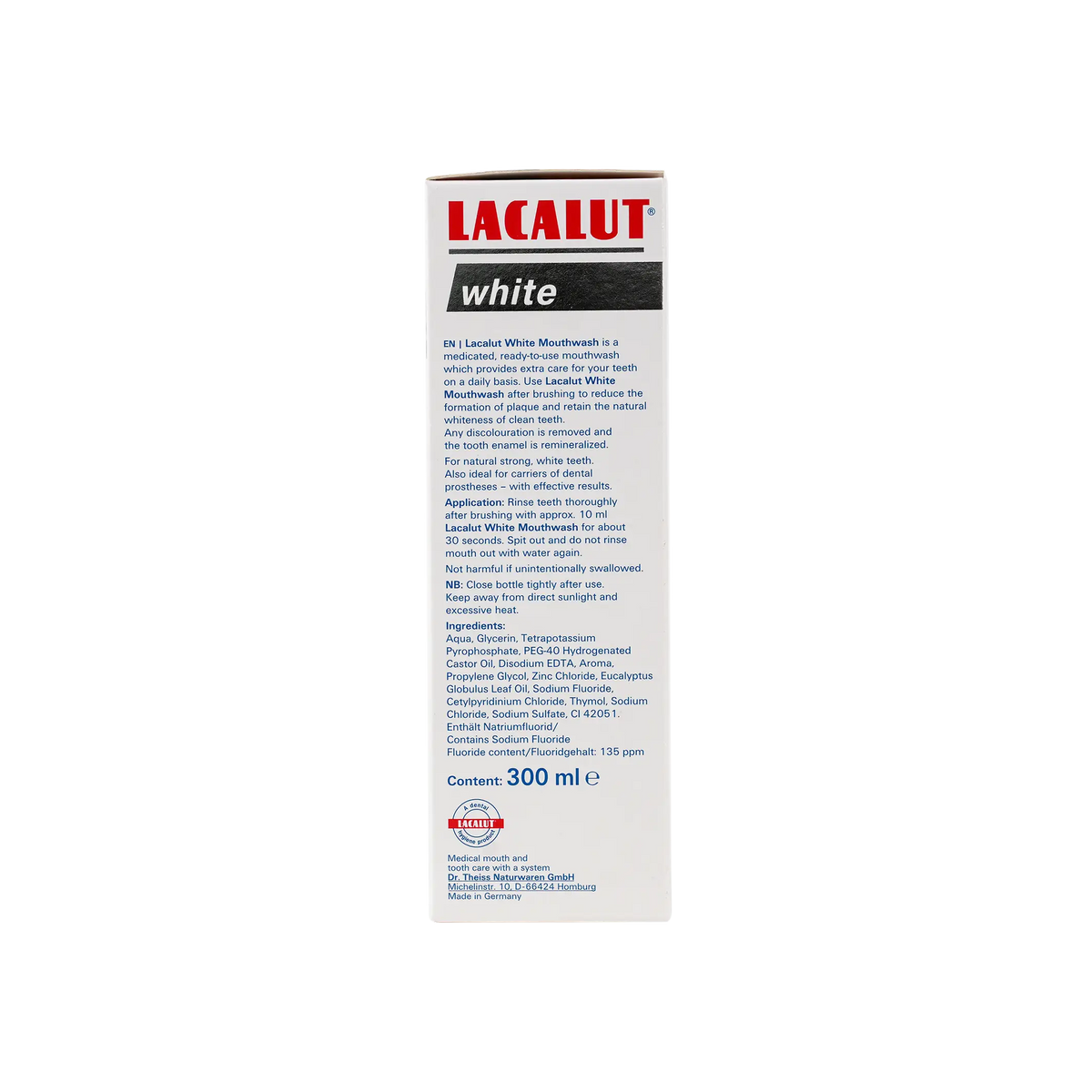 26648-Lacalut White Mouthwash 300ml +1