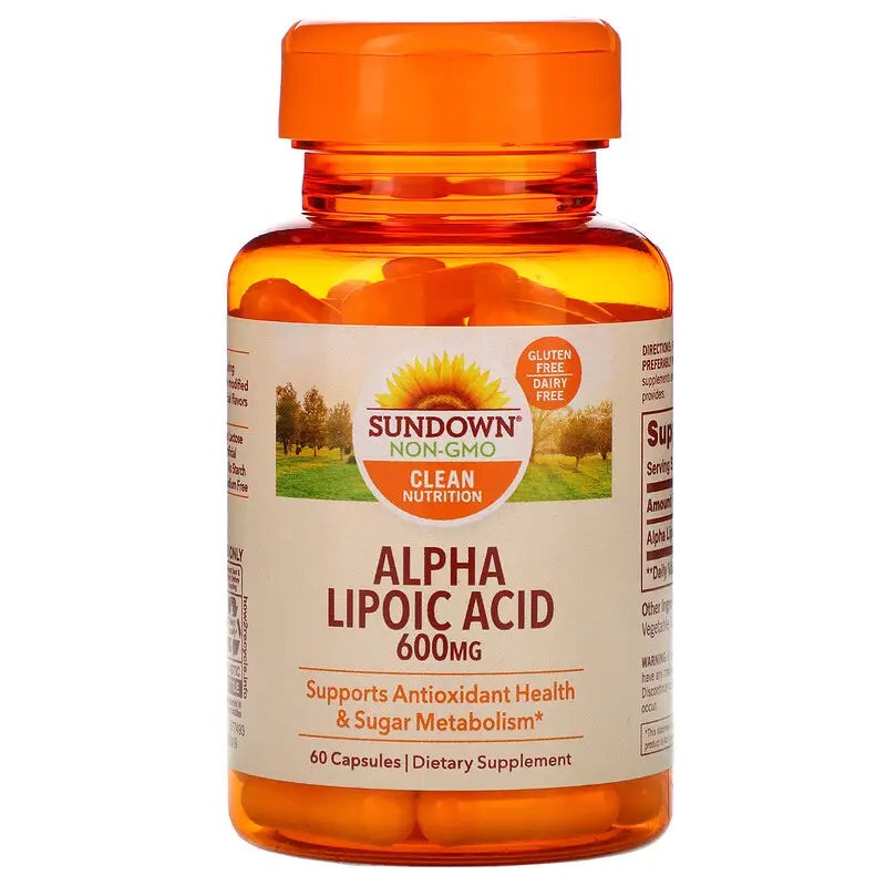 Sundown Alpha Lipoic Acid 600Mg 60 Capsules