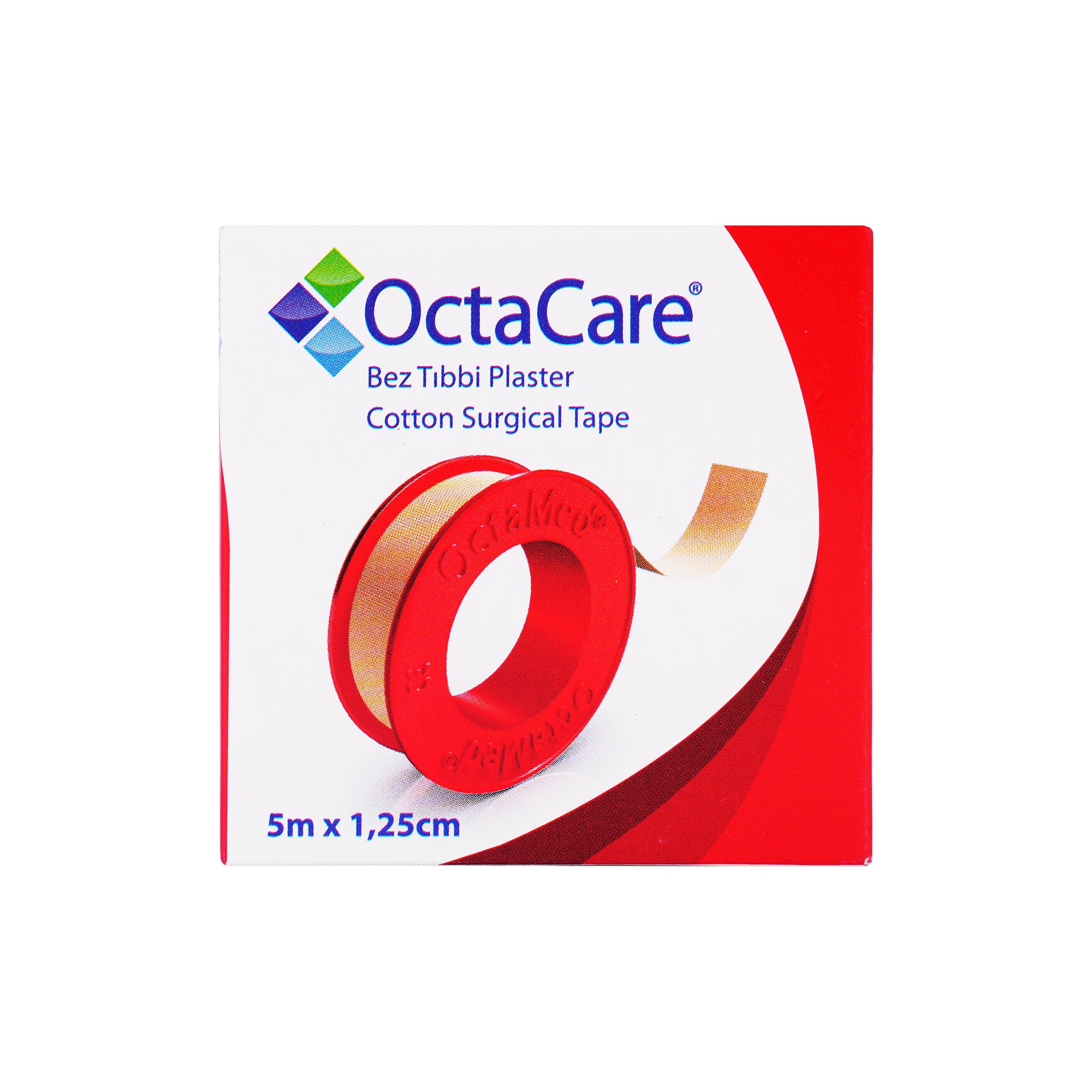 26938-Octacare Surgical Tape Cotton 1.25cm-10501 +2