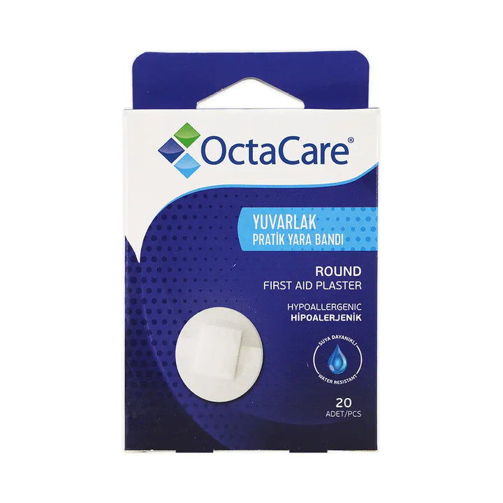 26948-Octacare First Aid Plaster Round 20pcs-140