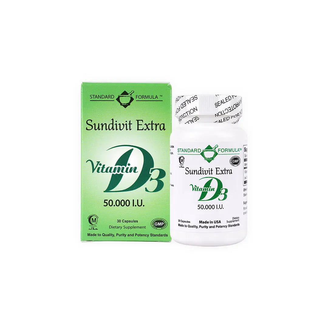 SUNDIVIT EXTRA VIT D3 50,000IU 30CAP
