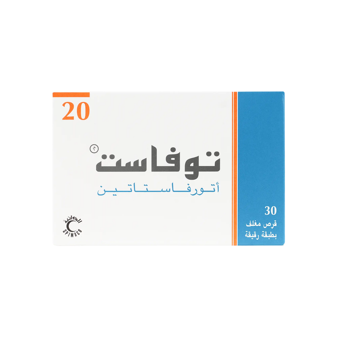 27001-Tovast 20Mg 30 Tablets +3