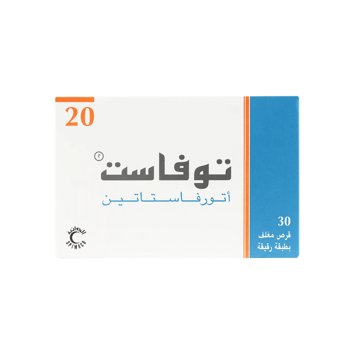 27001-Tovast 20Mg 30 Tablets +3