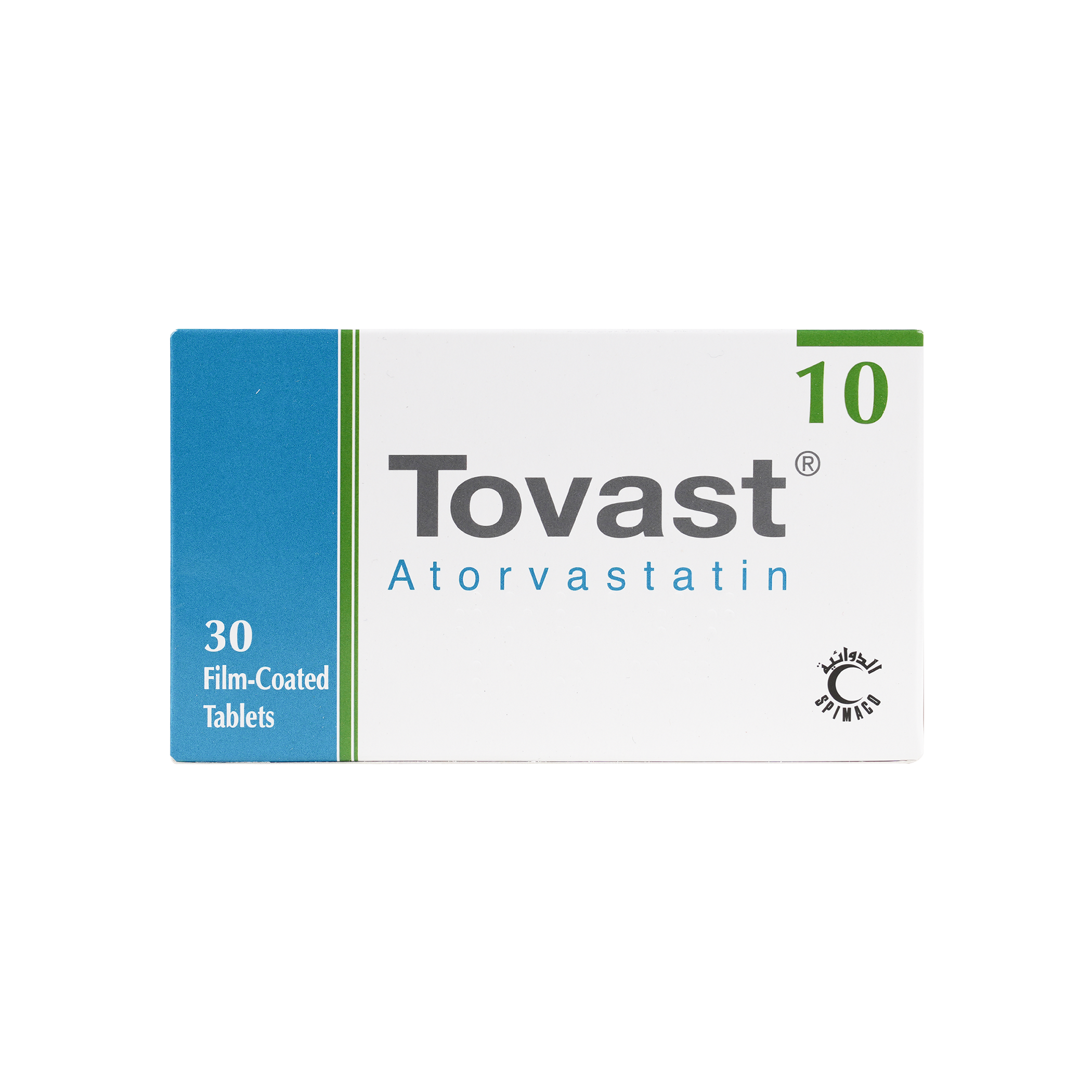 TOVAST 10MG 30 TABLETS