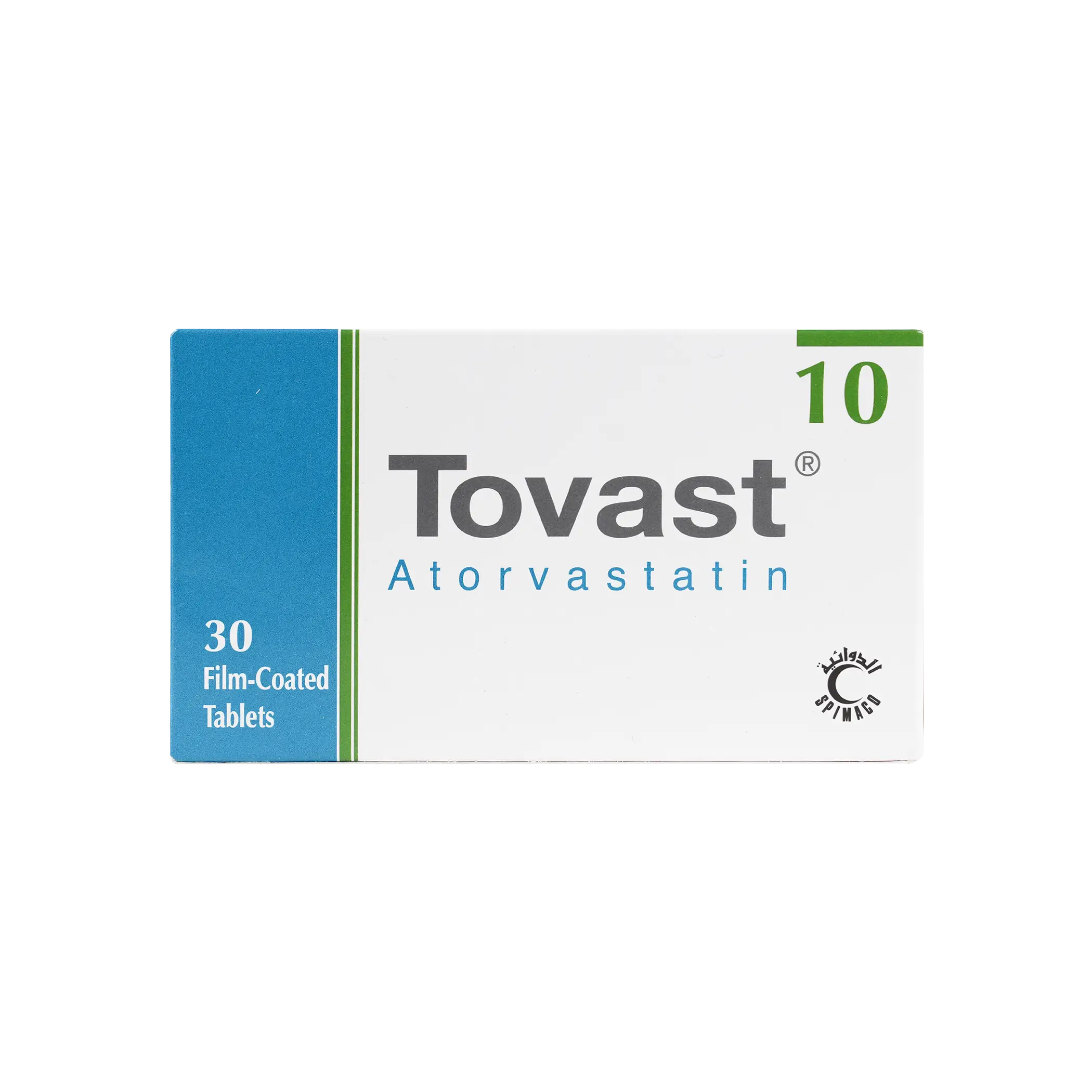 TOVAST 10MG 30 TABLETS